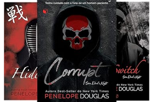 capa box de livros devils night de penelope douglas