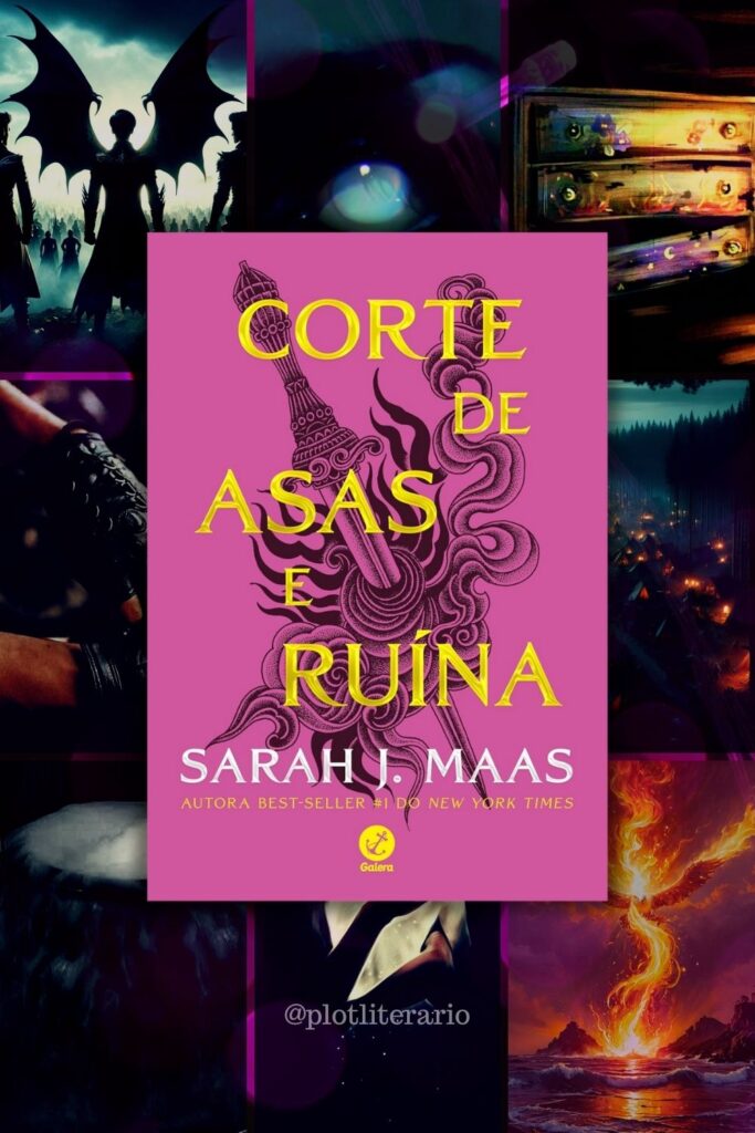 imagem aesthetic livro corte de asas e ruinas de sarah j maas